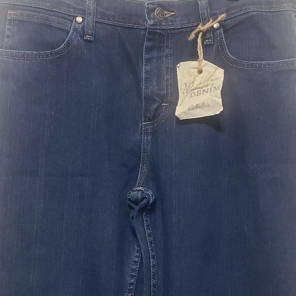 NWT Cabela's Sz 6L Classic Jeans Dark Stone - Picture 4 of 14